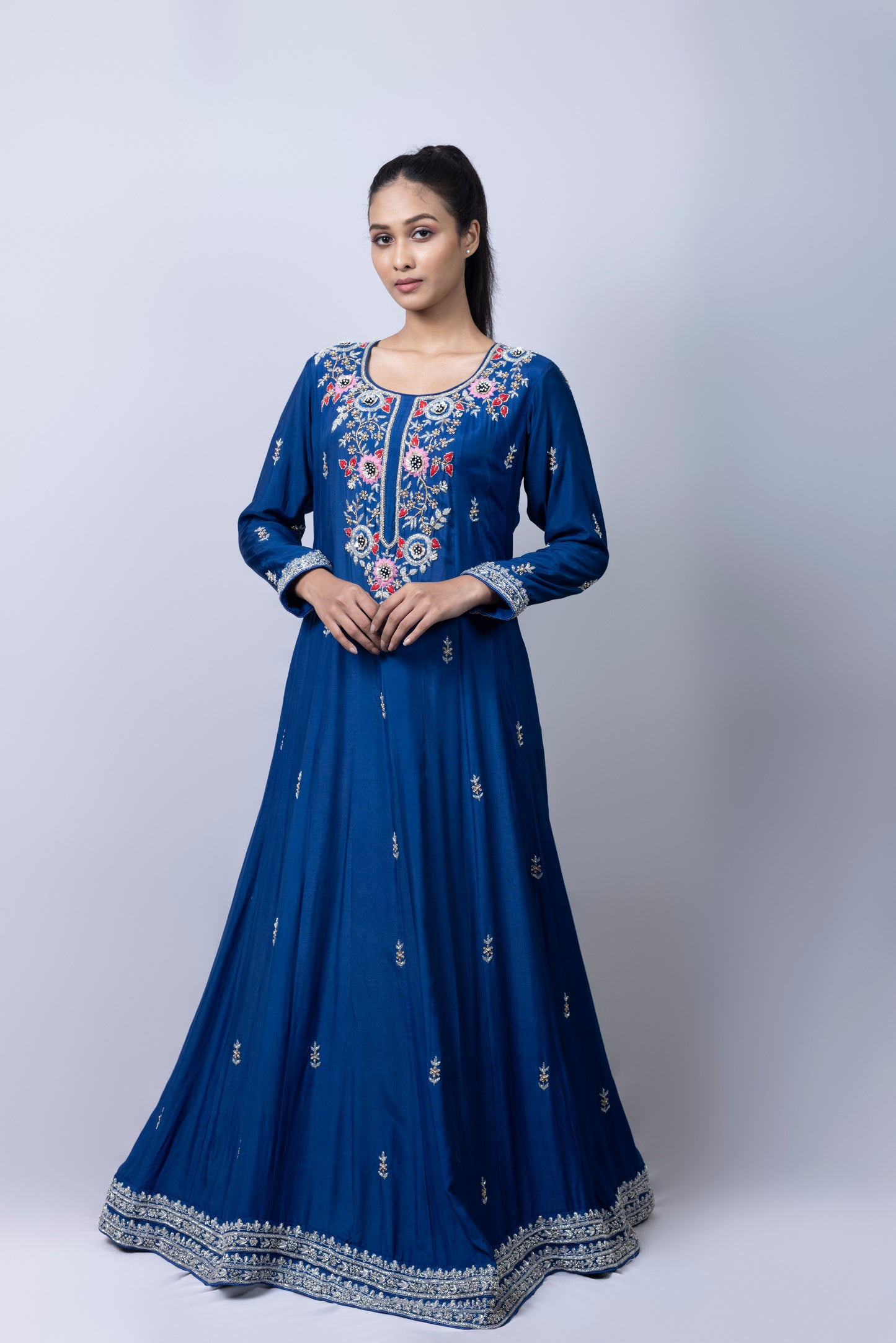 Indigo Anarkali